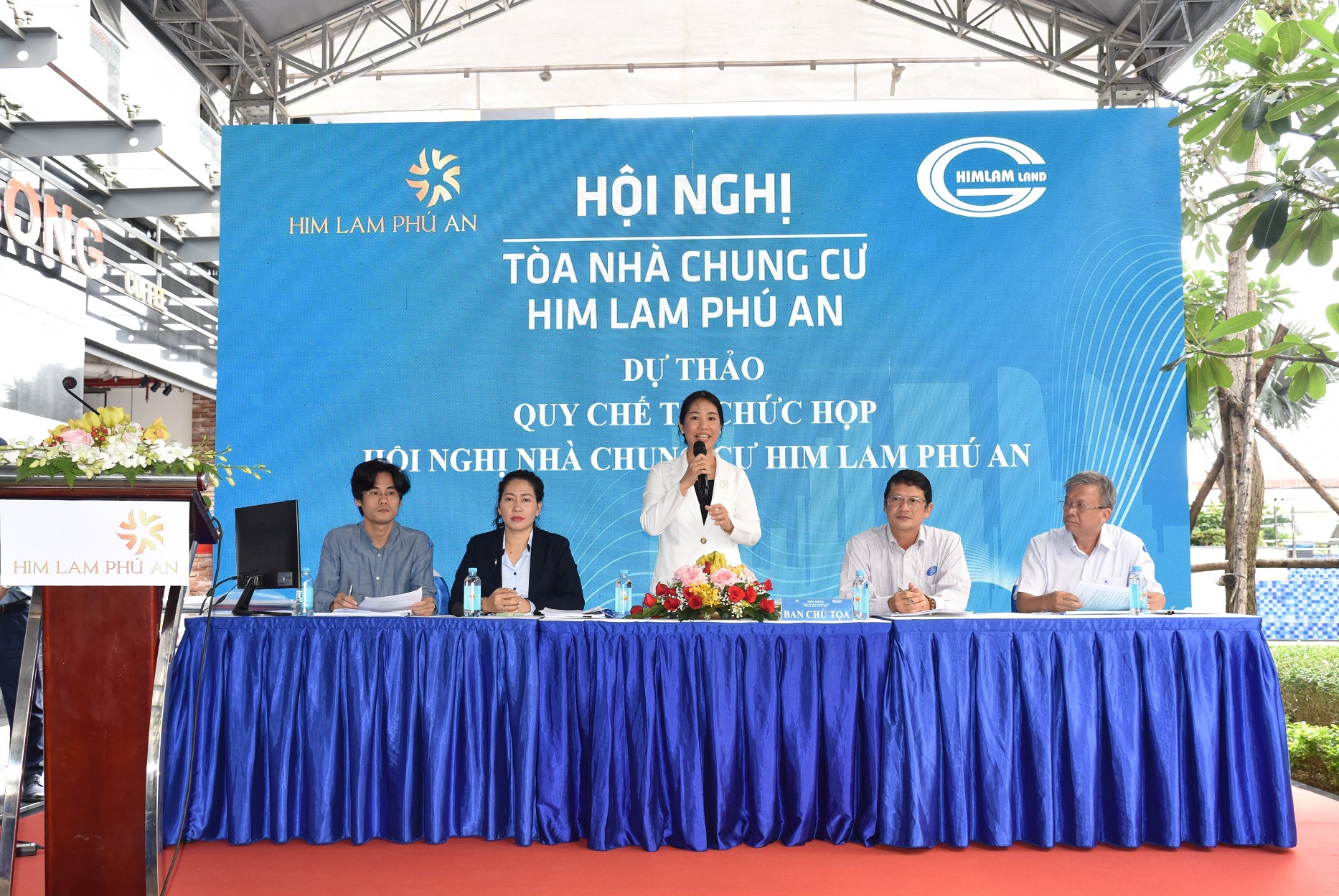 HIM LAM LAND TỔ CHỨC THÀNH CÔNG HỘI NGHỊ NHÀ CHUNG CƯ HIM LAM PHÚ AN LẦN THỨ I, NHIỆM KỲ 2021 – 2024